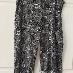NWT Anna Ocean Tropical Elastic‎ Waist Breezy Pants L